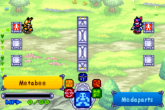 The command dial next to Metabee's name plate and Medaforce gauge