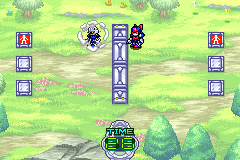 Field: an explosion where Metabee stood