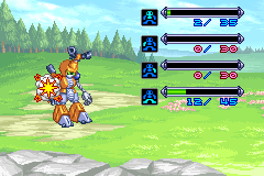 Damage panel: several of Metabee's parts damaged at once