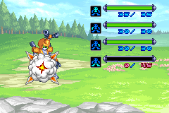 Close-up: Metabee's legs explode at 0 armour