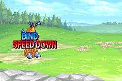Close-up: BIND SPEED DOWN over Metabee